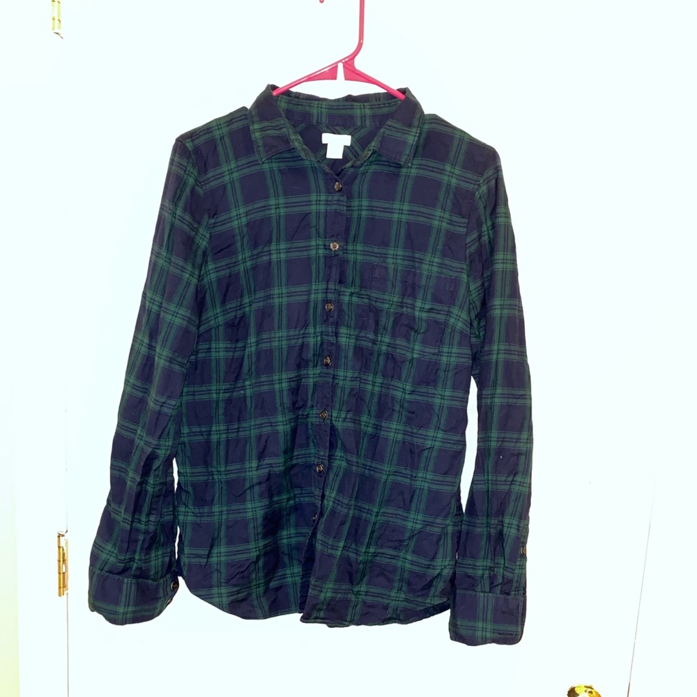 J Crew Women’s Plaid Flannel